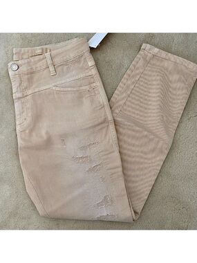 NEW Closed Cropped Worker Khaki Pants